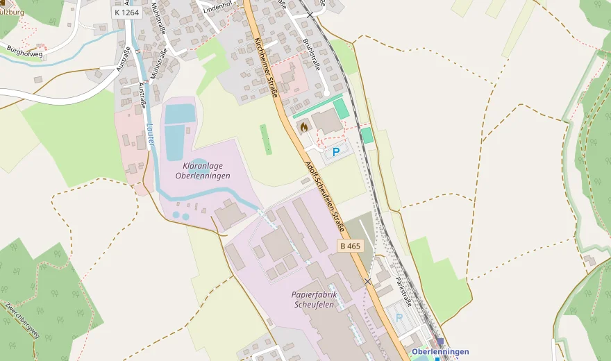 Kartenausschnitt: Adler Reifenservice in der Adolf-Scheufelen-Straße 61 in Unterlenningen